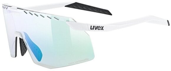 Sportovní brýle UVEX Pace Stage V White Matt/Variomatic Mirror Green Sportovní brýle - 1