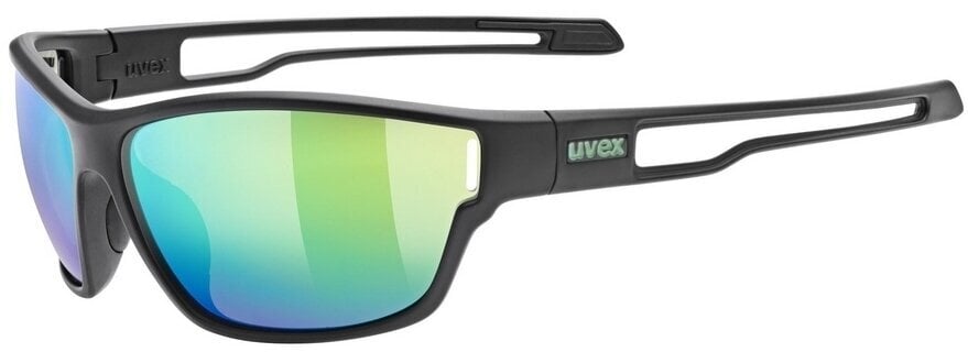 Sportske naočare UVEX Sportstyle 806 Black Matt/Mirror Green Sportske naočare