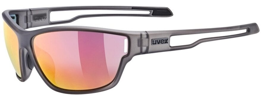 Sportske naočale UVEX Sportstyle 806 Smoke Matt/Mirror Red Sportske naočale