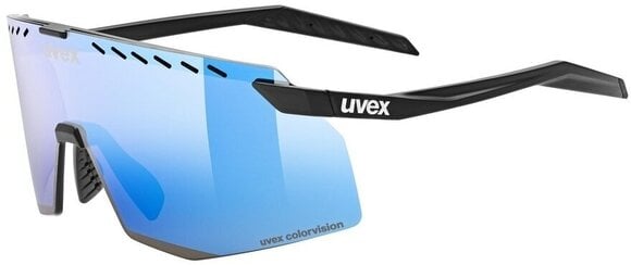 Sport Glasses UVEX Pace Stage CV Black Matt/Mirror Blue Sport Glasses - 1