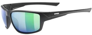 Ochelari pentru sport UVEX Sportstyle 230 Black Matt/Mirror Green Ochelari pentru sport
