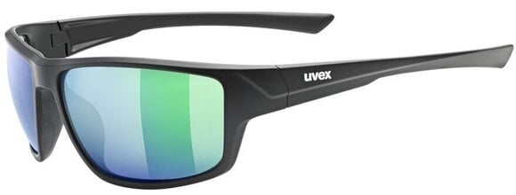 Спортни очила UVEX Sportstyle 230 Black Matt/Mirror Green Спортни очила - 1