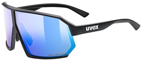 Спортни очила UVEX Sportstyle 237 CV Black Matt/Mirror Blue Спортни очила - 1