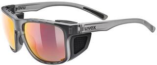 Sportsbriller UVEX Sportstyle 312 Smoke Matt/Mirror Red Sportsbriller