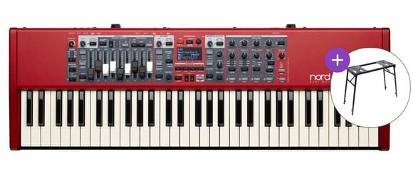 Piano de scène NORD Electro 6D 61 STND SET Piano de scène Red - 1