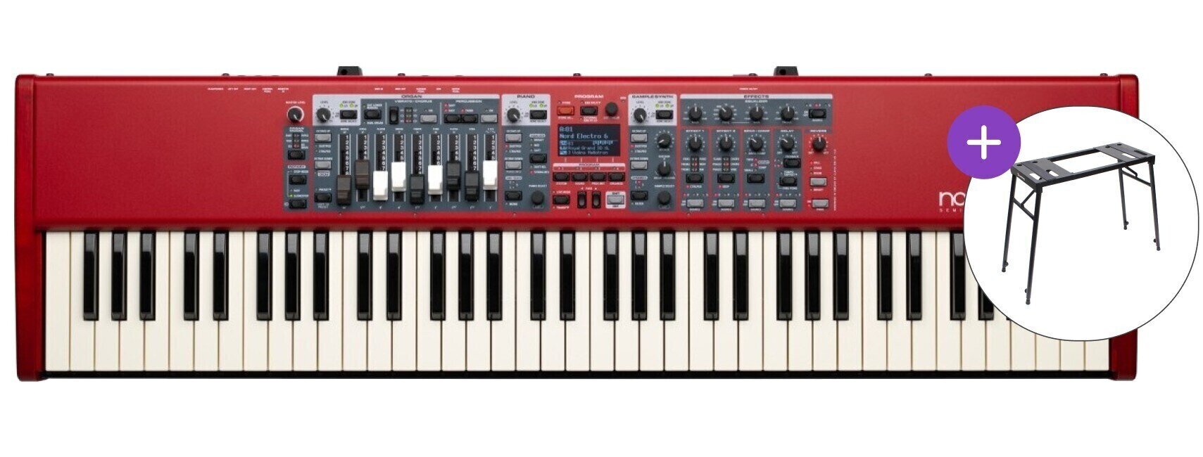 NORD Electro 6D 73 STND SET Digital Stage Piano Red
