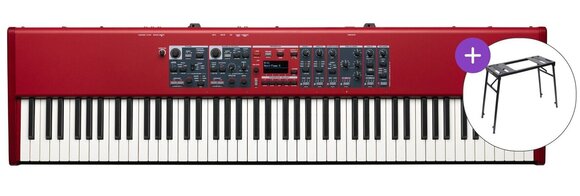 Piano digital de palco NORD Piano 5 88 STND SET Piano digital de palco Red - 1