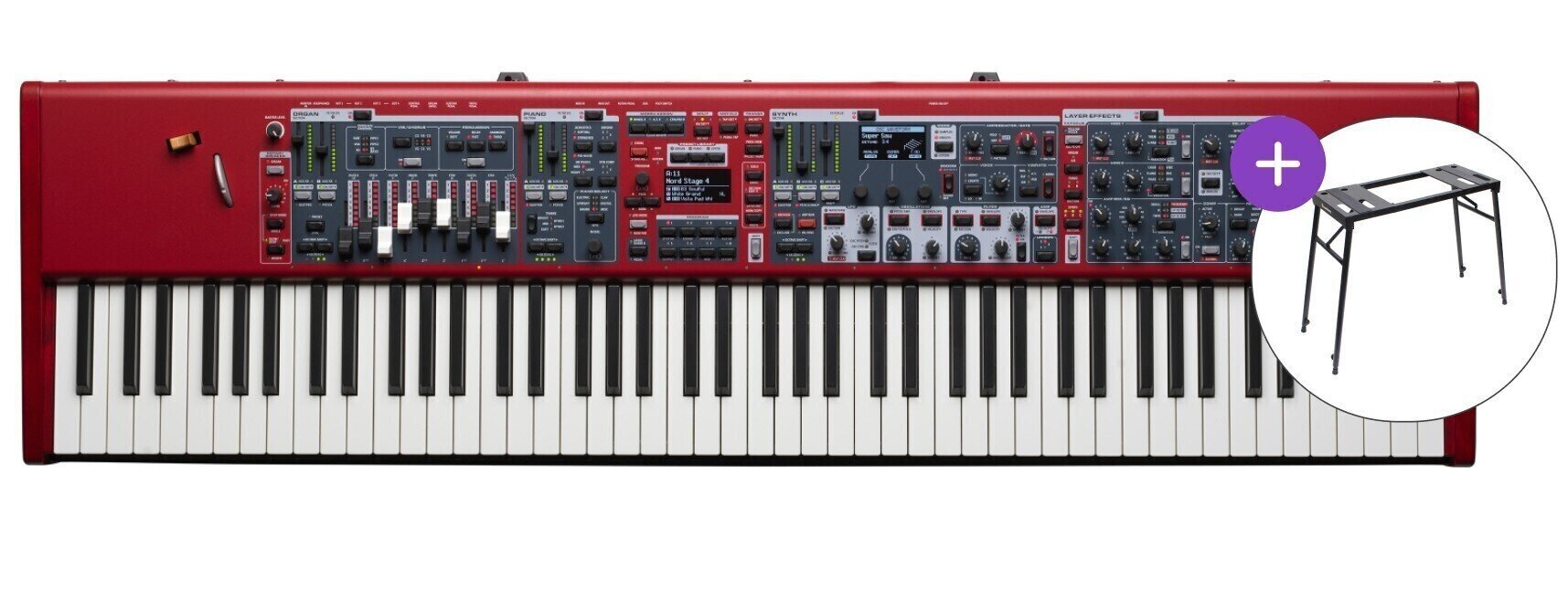 Piano da Palco NORD STAGE 4 88 STND SET Piano da Palco