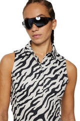 Polo majica J.Lindeberg Dena Print Sleeveless Tiger Moonbeam