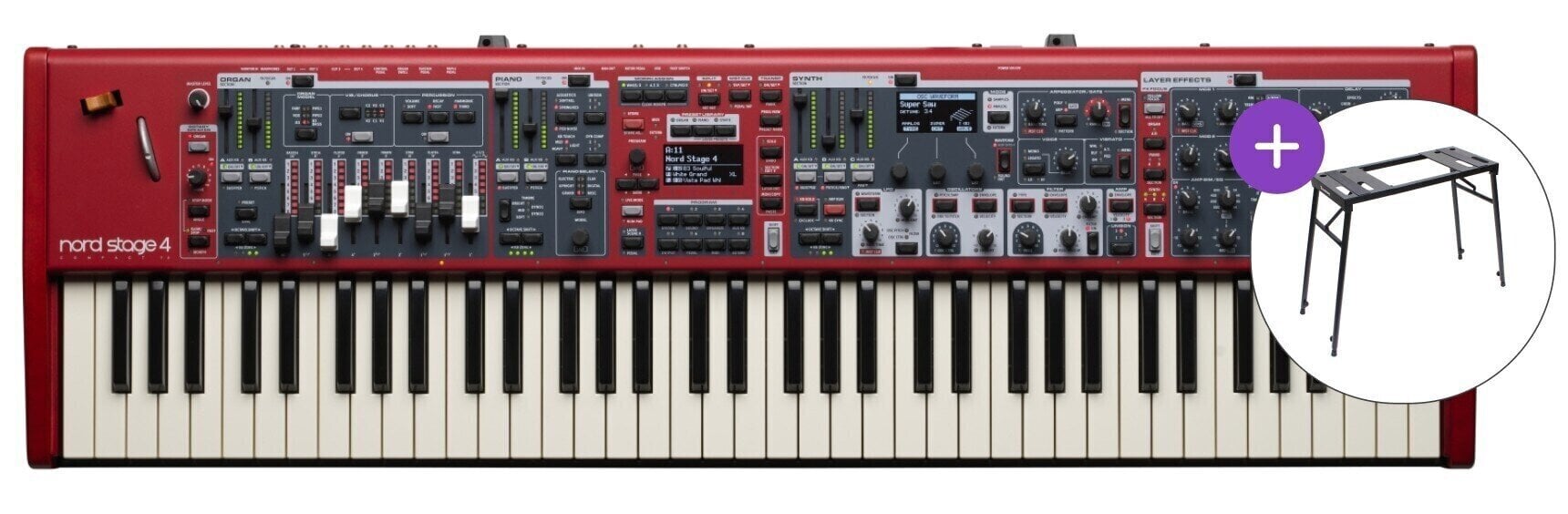 Digital Stage Piano NORD STAGE 4 Compact STND SET Digital Stage Piano
