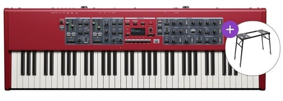 Цифрове сценічне піаніно NORD Piano 6 73 STND SET Цифрове сценічне піаніно Червоний (варіант) - 1