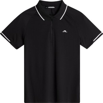 Tricou polo J.Lindeberg Lee Black XL Tricou polo - 1