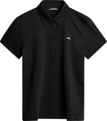 Polo majica J.Lindeberg Alaya Jacquard Black