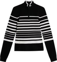 Pulover s kapuco/Pulover J.Lindeberg Cheryl Knitted Zip Black