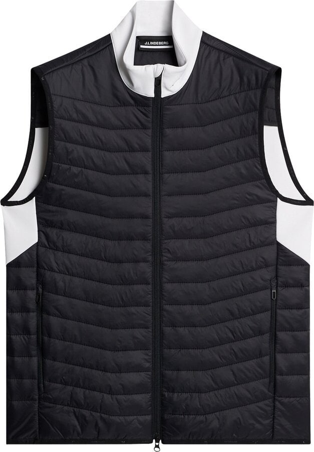 J.Lindeberg Holden Quilt Hybrid White XL Vest