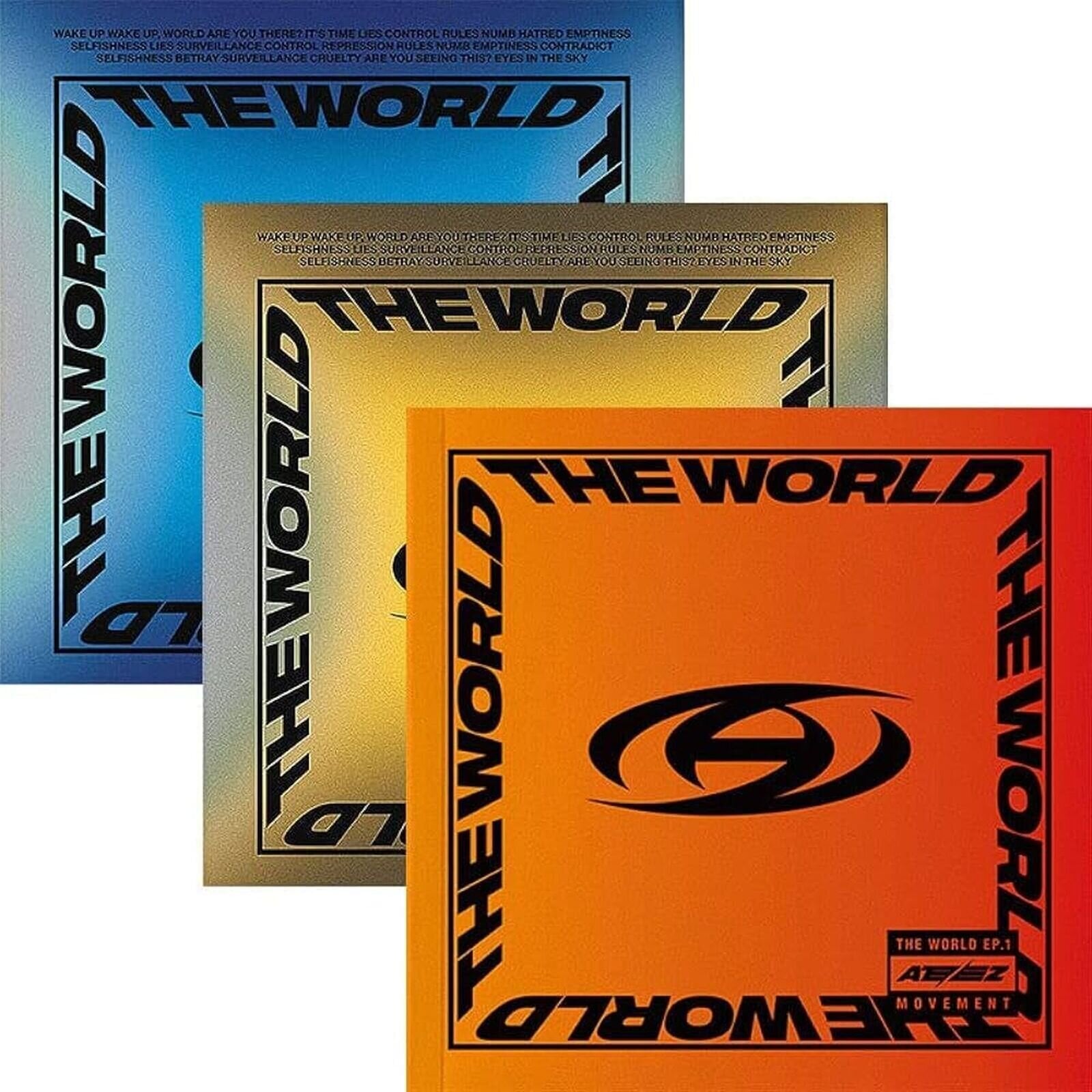 CD de música Ateez - World Ep.1 : Movement (3 Versions) (CD)