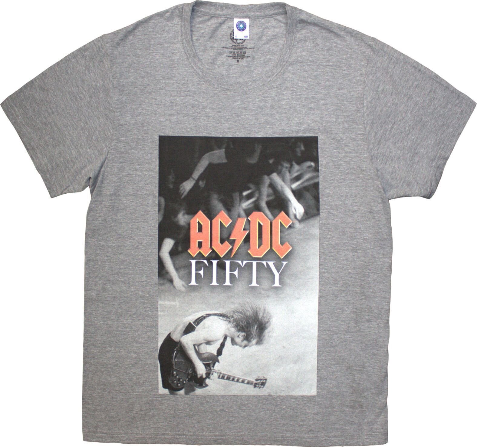 AC/DC Tričko Angus Stage Unisex Grey XL