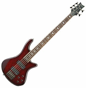 5-string Bassguitar Schecter Stiletto Extreme-5 Black Cherry - 1
