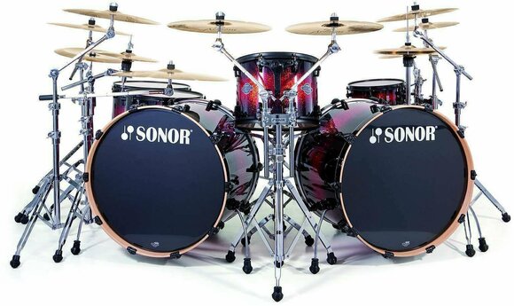 Akoestisch drumstel Sonor Select Force Stage S Drive Red Sparkle Fade - 1