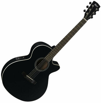 Guitare Jumbo acoustique-électrique Cort SFX1F Noir - 1