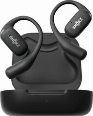 Bezdrátová sluchátka za uši Shokz OpenFit Black Bezdrátová sluchátka za uši