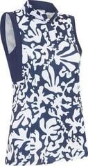 Polo Callaway Abstract Floral Sleeveless Womens Peacoat