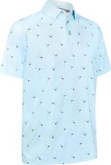Polo majica Callaway All Over Birdie Mens Arctic Paradise