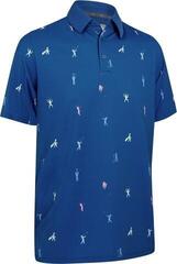 Tricou polo Callaway Time Lapse Mens Galaxy Blue