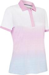 Polo košile Callaway Chev Gradient Short Sleeve Womens Brilliant White