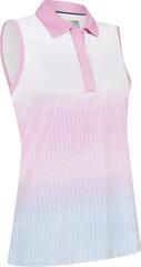 Polo majica Callaway Chev Gradient Sleeveless Womens Brilliant White