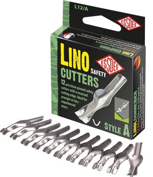 Udskæringsværktøj til linoleumssnit Essdee L12/A Sæt med spader til lino - 1