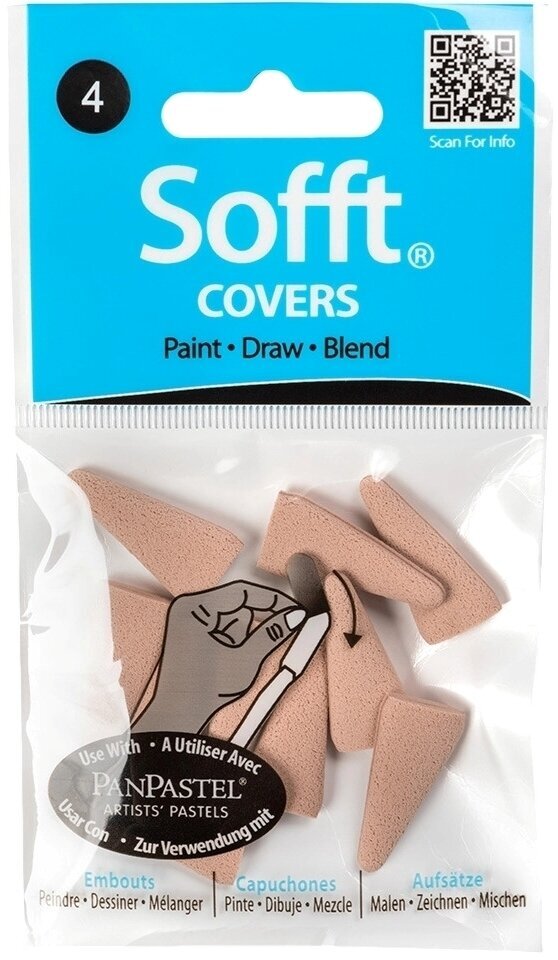 Įrankis PanPastel Sofft Covers No.4 Point 10 pcs