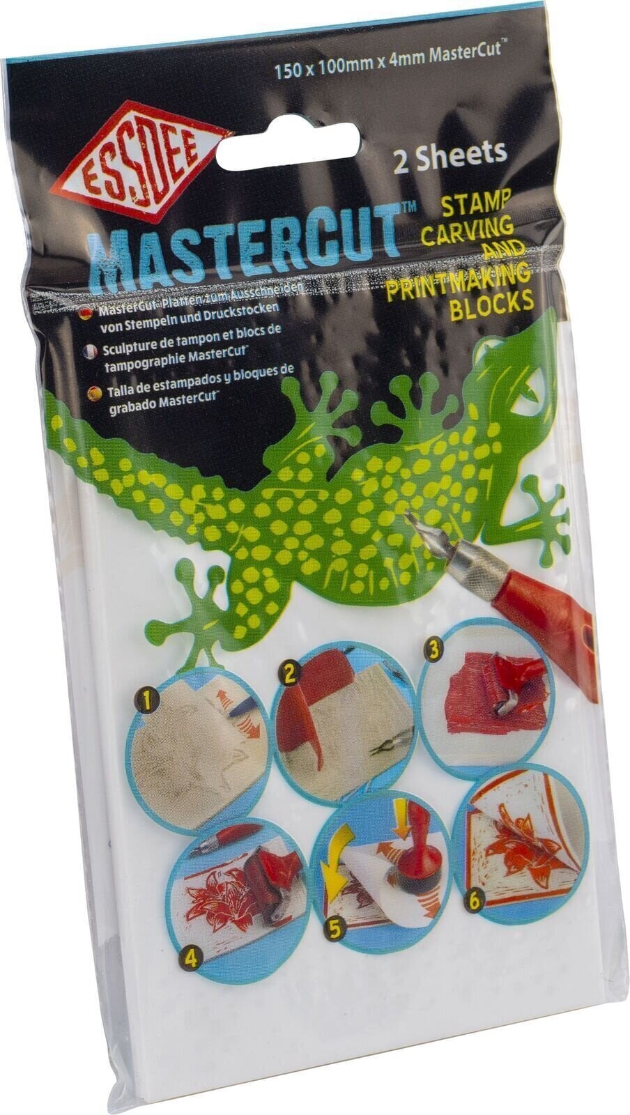 Linoleum Essdee Mastercut Linoleum 150x100x4 mm (2 Pack)