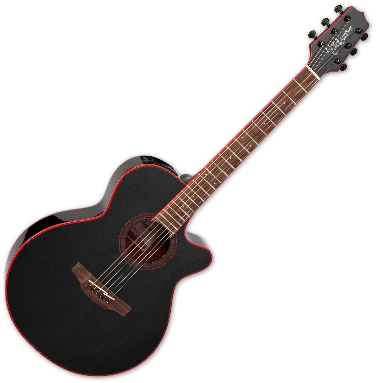 Chitară electro-acustică Jumbo Takamine GF49CE CB Cosmic Black Sparkle Chitară electro-acustică Jumbo