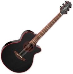 Електро-акустична китара Джъмбо Takamine GF49CE CB Cosmic Black Sparkle Електро-акустична китара Джъмбо