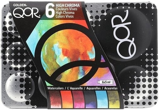 Akvarel boja QOR Watercolor Modern Set akvarel boja High Chroma Colors 6 x 5 ml - 1