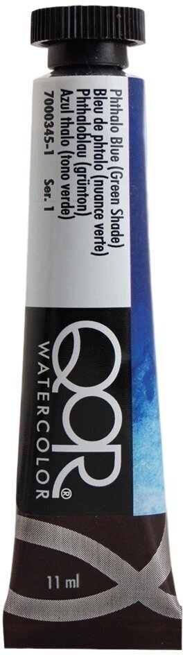 Akvarel boja QOR Watercolor 7000345-1 Vodene boje Phthalo Blue 11 ml 1 kom