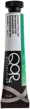 Akvarelna barva QOR Watercolor 7000385-1 Akvarelne barve Permanent Green Light 11ml 11 ml 1 kos - 1