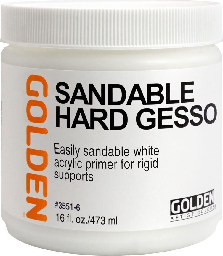 Sredstva Golden Artist Colors Sandable Hard Gesso Srednji 473 ml 1 kom