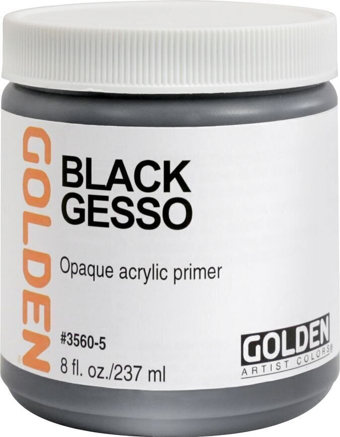 Medium Golden Artist Colors Black Gesso Medium 237 ml 1 st.