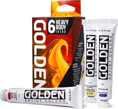 Akrilna boja Golden Artist Colors Heavy Body Intro Set akrilnih boja 6 x 22 ml - 1