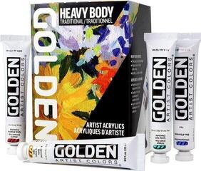 Peinture acrylique Golden Artist Colors Heavy Body Traditional Ensemble de peintures acryliques 7 x 22 ml