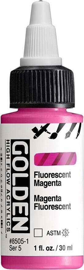 Golden Artist Colors High Flow Akrylová farba Fluorescent Magenta 30 ml 1 ks