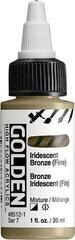 Peinture acrylique Golden Artist Colors High Flow Peinture acrylique Iridescent Bronze (Fin) 30 ml 1 pc