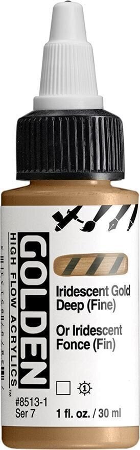 Culoare acrilică Golden Artist Colors High Flow Vopsea acrilică Iridescent Gold Deep (Fin) 30 ml 1 buc.