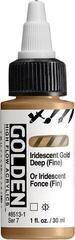 Acrylic Paint Golden Artist Colors High Flow Acrylic Paint Iridescent Gold Deep (Fin) 30 ml 1 pc