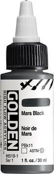 Culoare acrilică Golden Artist Colors High Flow Vopsea acrilică Mars Black 30 ml 1 buc. - 1