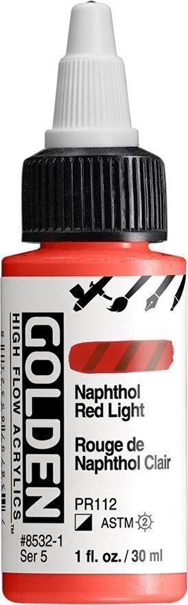 Akrilna boja Golden Artist Colors High Flow Akrilna boja Naphthol Red Light 30 ml 1 kom