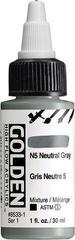 Acrylverf Golden Artist Colors High Flow Acrylverf N5 Neutral Gray 30 ml 1 st.