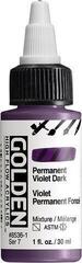 Acrylic Paint Golden Artist Colors High Flow Acrylic Paint Permanent Violet Dark 30 ml 1 pc
